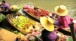 Marché flottant Damnoen Saduak