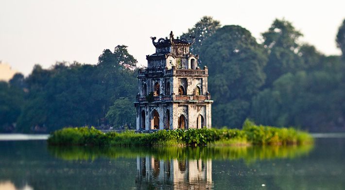 Lac de l'épée restituée - Hanoi