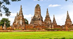 Les tours d'Ayutthaya