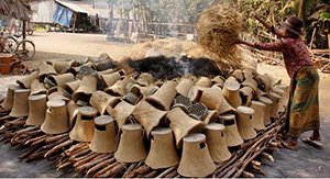 le métier de la poterie de Kampong Chhnang est très connu