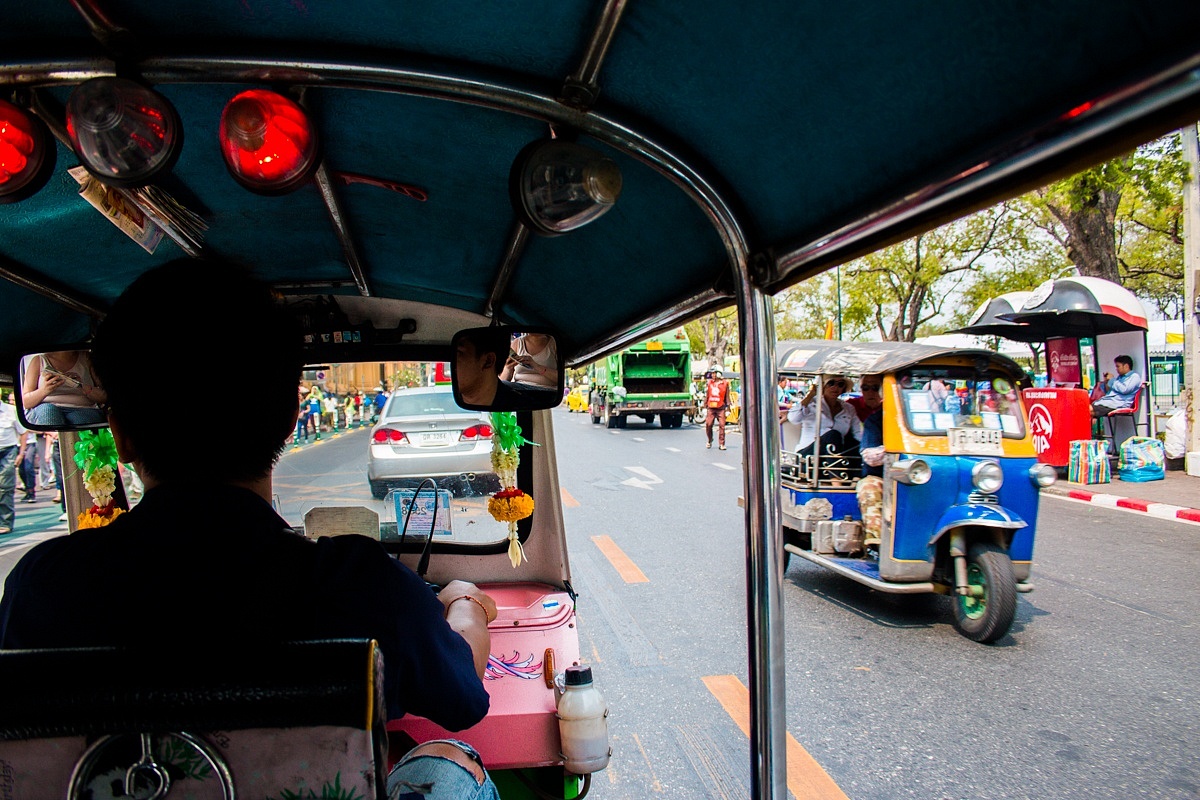 Le tuk tuk à Thailande